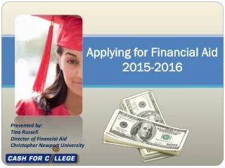 Applying for Financial Aid 2015-2016