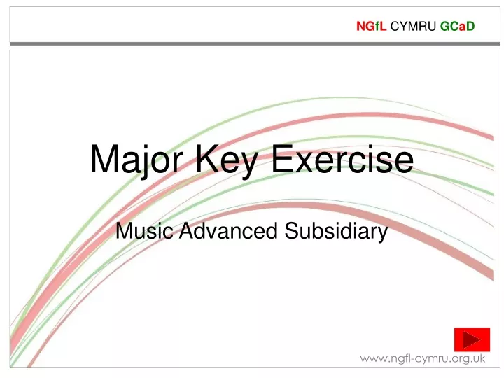 major key exercise