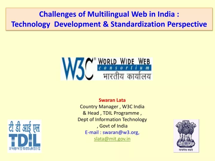 challenges of multilingual web in india