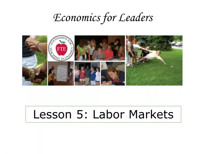 economics for leaders