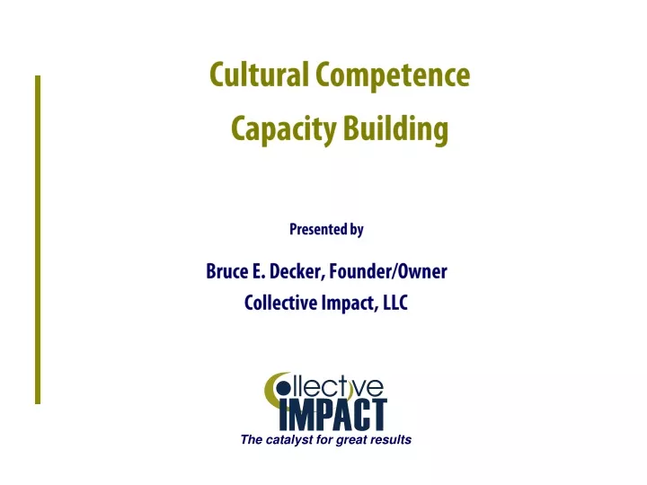 cultural competence capacity building