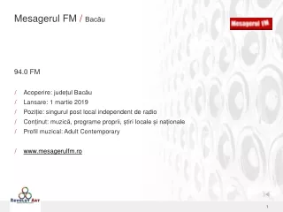 Mesagerul FM  / Bacău