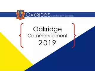 Oakridge Commencement  2 019