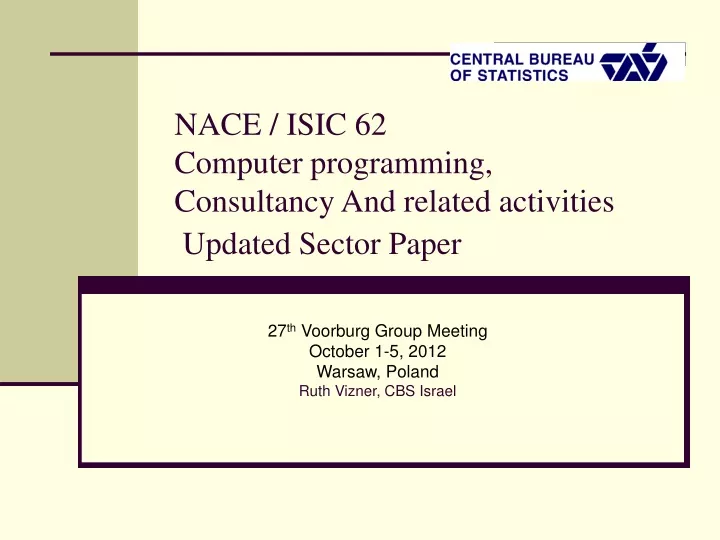 nace isic 62 computer programming consultancy and related activities updated sector paper