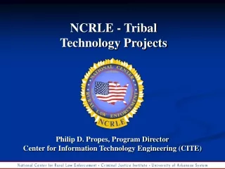 Philip D. Propes, Program Director Center for Information Technology Engineering (CITE)