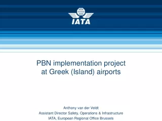 PBN implementation project  at Greek (Island) airports
