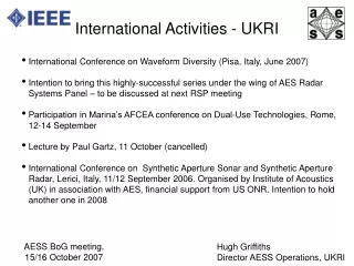 International Activities - UKRI