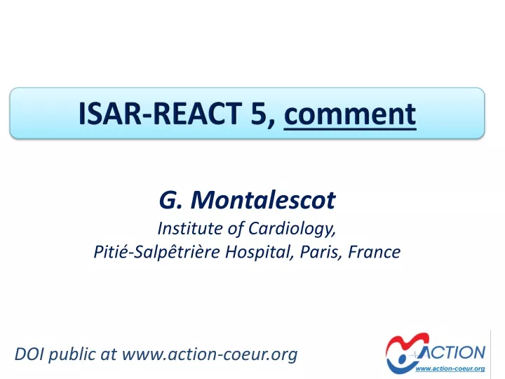 isar react 5 comment