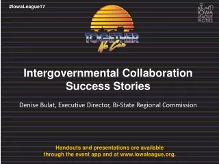 Intergovernmental Collaboration  Success Stories