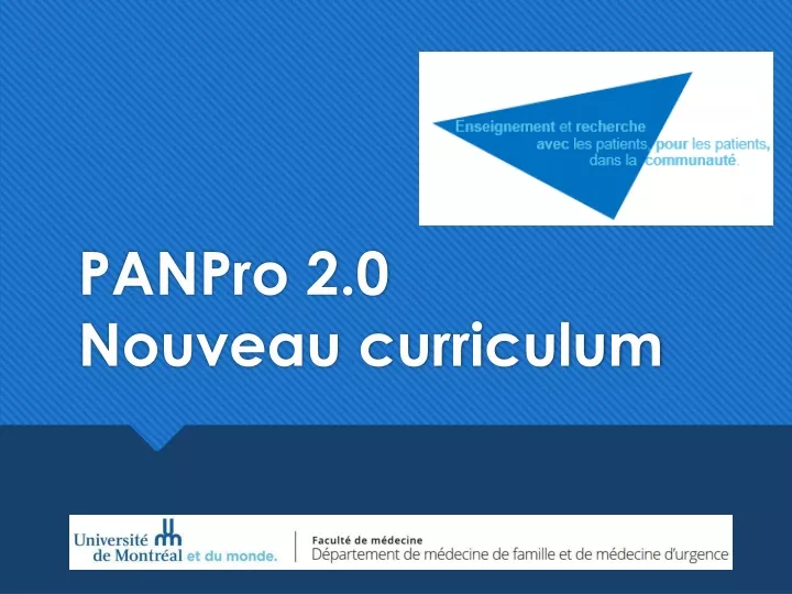 panpro 2 0 nouveau curriculum