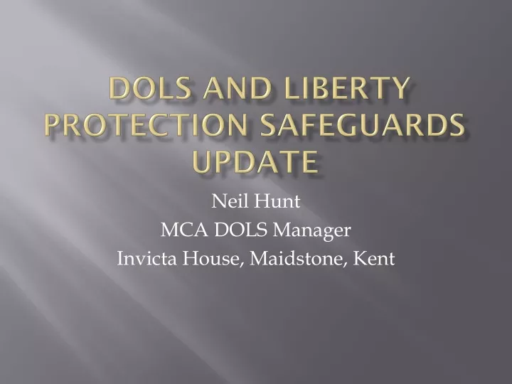 dols and liberty protection safeguards update