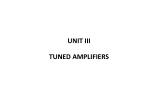 UNIT III  TUNED  AMPLIFIERS
