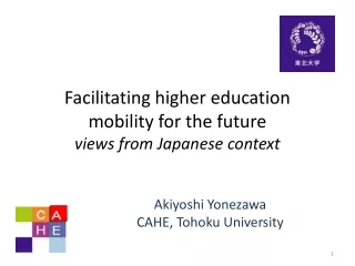 Facilitating higher education mobility for the future views from Japanese context