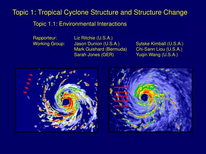 topic 1 tropical cyclone structure and structure