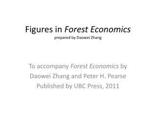 Figures in  Forest Economics prepared by Daowei Zhang