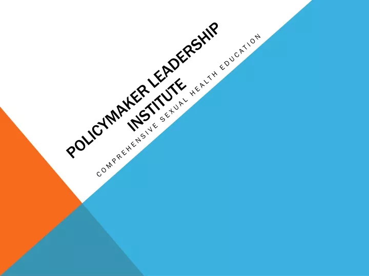 policymaker leadership institute