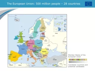 The European Union: 500 million people – 28 countries