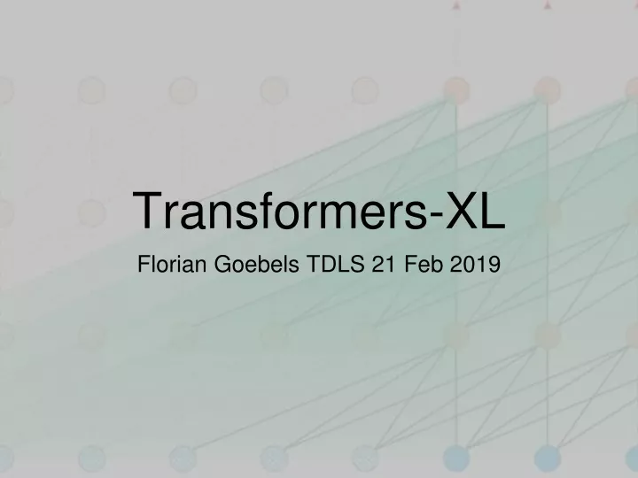 transformers xl