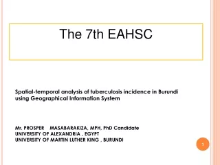 The 7th EAHSC