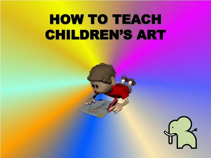 how to teach children s art