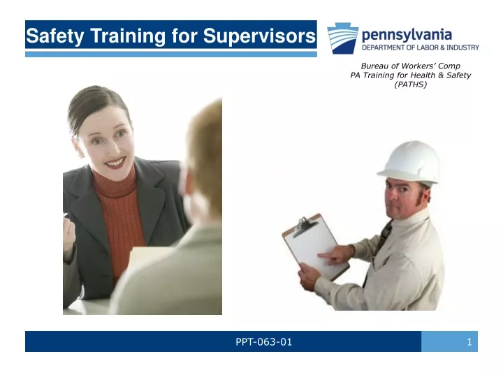 safety training for supervisors