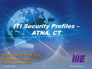 ITI Security Profiles – ATNA, CT