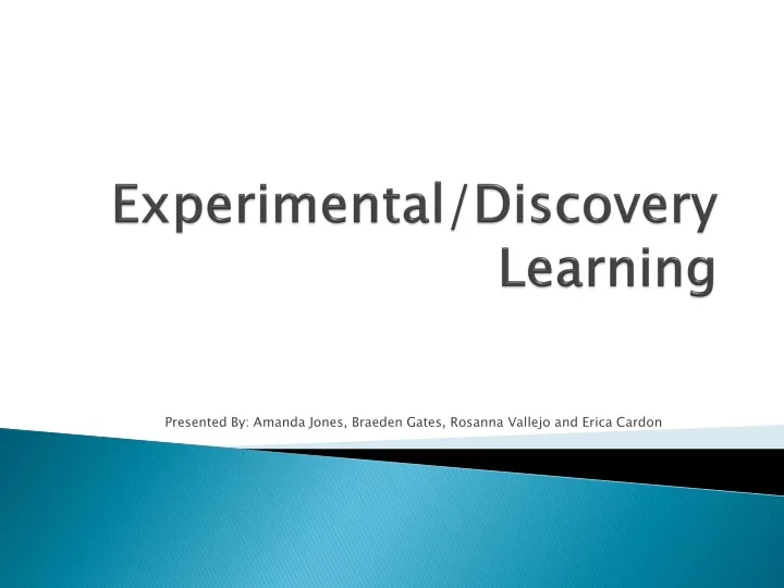 experimental discovery learning