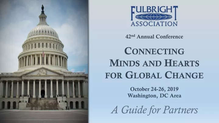 42 nd annual conference connecting minds