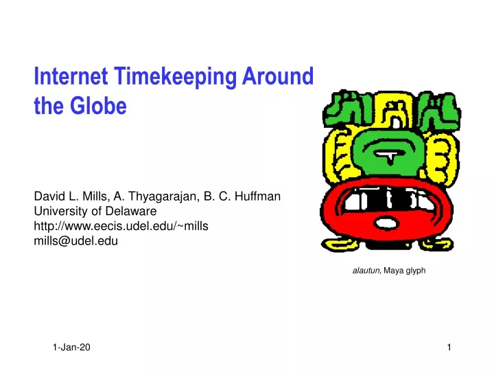 internet timekeeping around the globe