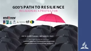 GOD’S PATH TO RESILIENCE RELIGION AS A PROTECTOR