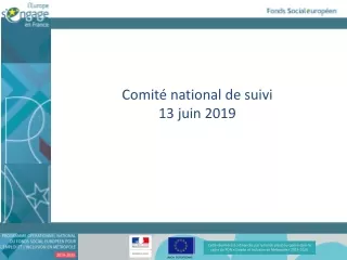 Comité national de suivi 13 juin  2019