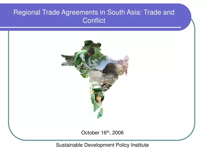 regional trade agreements in south asia trade