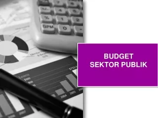 BUDGET SEKTOR PUBLIK