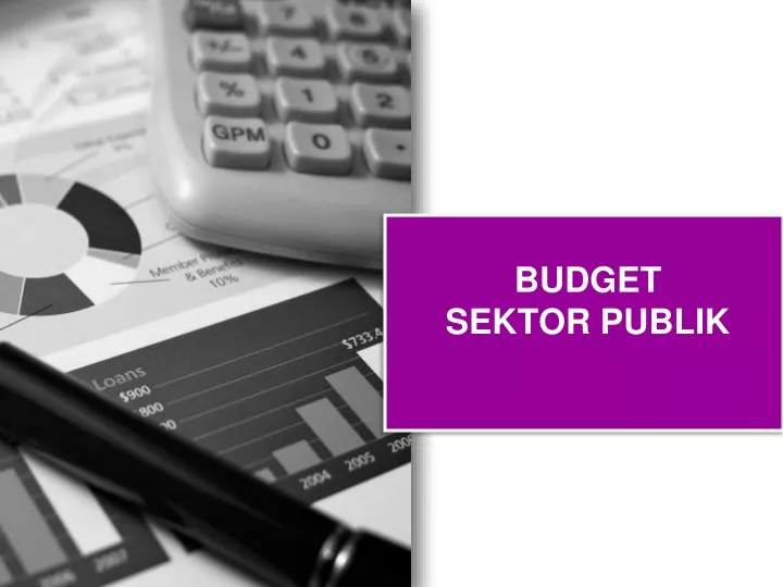 budget sektor publik