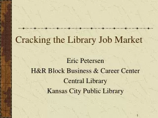 Cracking the Library Job Market