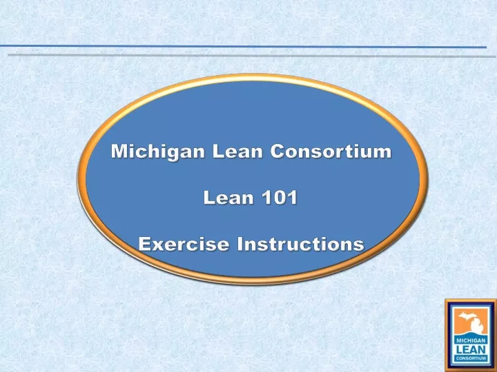 michigan lean consortium lean 101 exercise