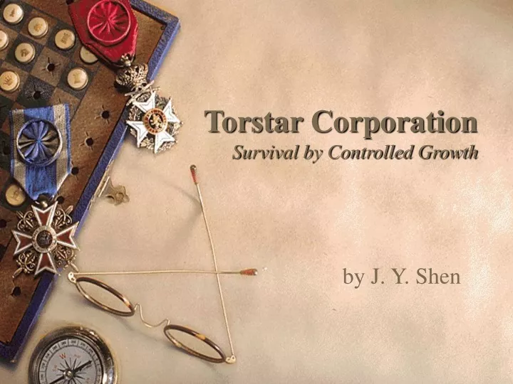 torstar corporation survival by controlled growth