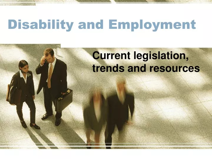 disability and employment