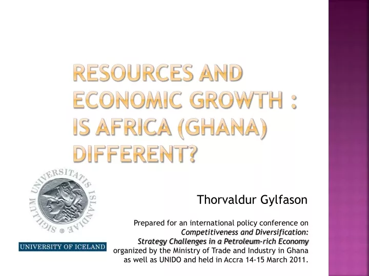 resources and economic growth is africa ghana