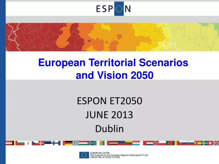 european territorial scenarios and vision 2050