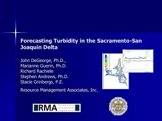 Forecasting Turbidity in the Sacramento-San Joaquin Delta
