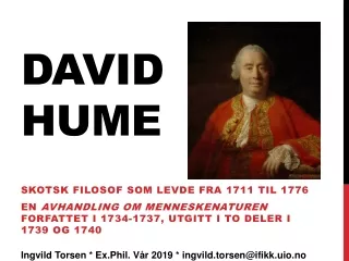 David  hume