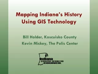 Mapping Indiana’s History Using GIS Technology
