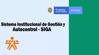 Sistema Institucional de Gestión y