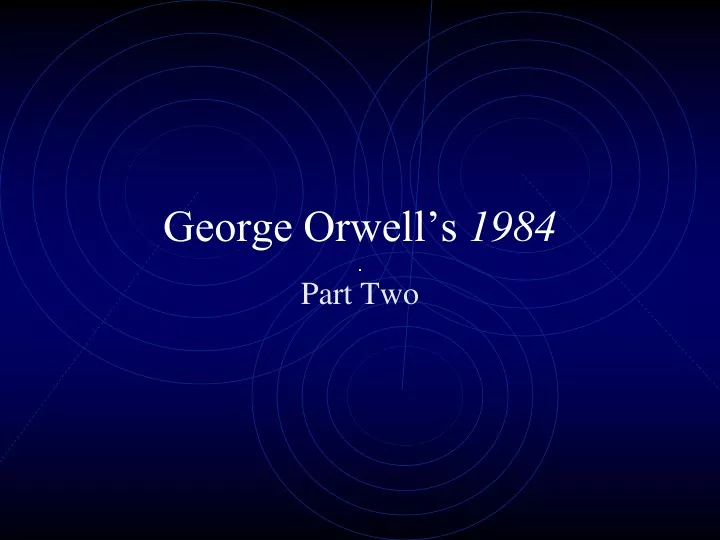 george orwell s 1984