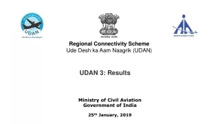 Ministry of Civil Aviation Government of India 25 th  January, 2019