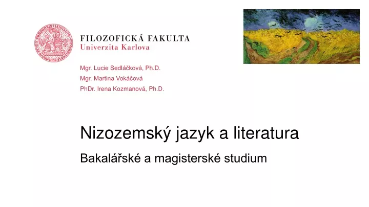 nizozemsk jazyk a literatura