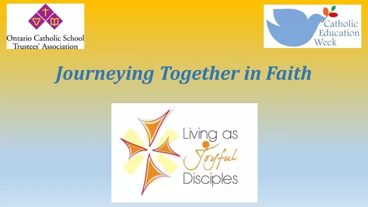 journeying together in faith