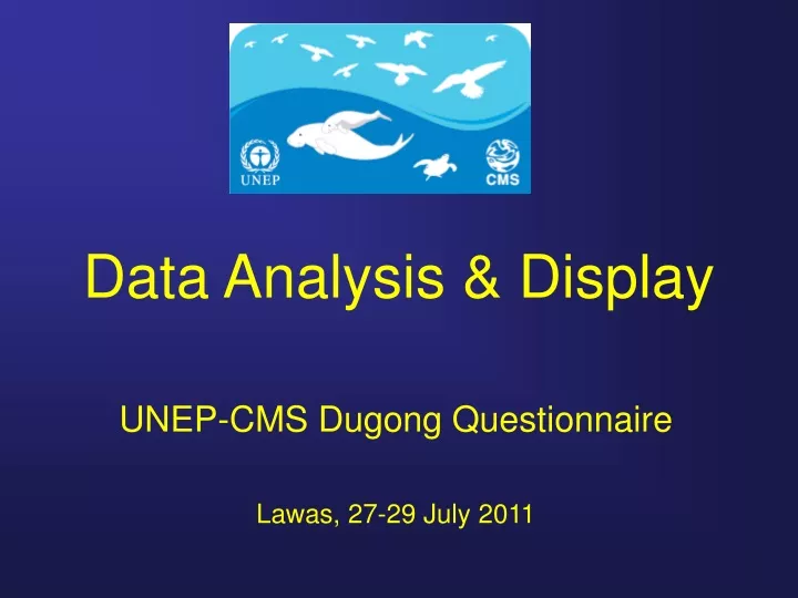 data analysis display