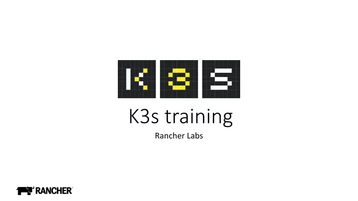 k3s training